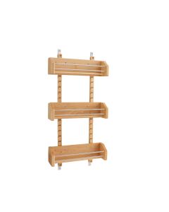 Cabinet Door Mount Adjustable Spice Rack